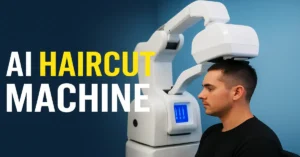 AI Haircut Machine Trimming Hair Automatically