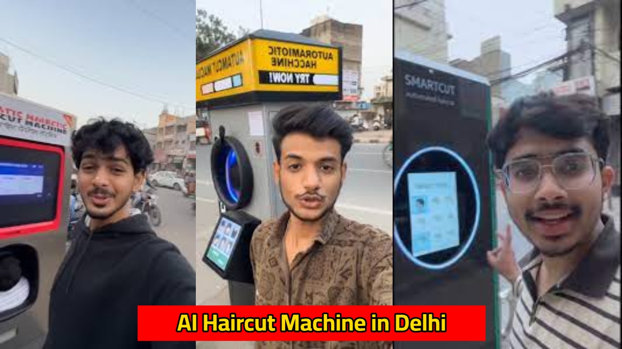AI Haircut Machine in Delhi Offers a Perfect Robo Trim for Just ₹100