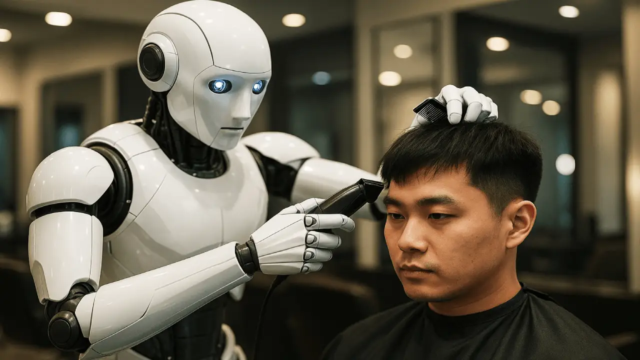 AI Replace Human Barbers