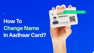 Aadhaar card name change process 2025 online update UIDAI rules
