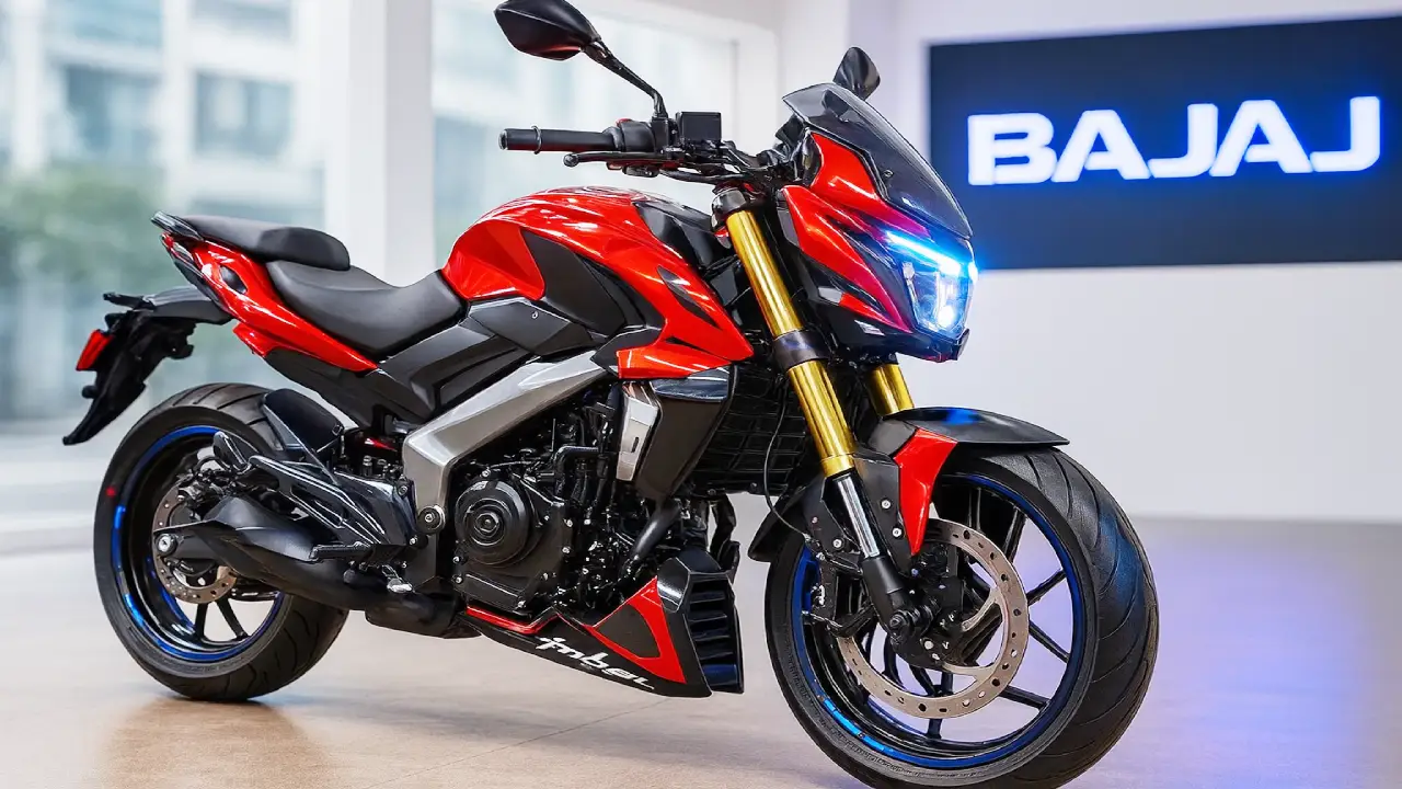 Bajaj Pulsar 400 2025 Model with Twin LED Headlights and Alloy Wheels