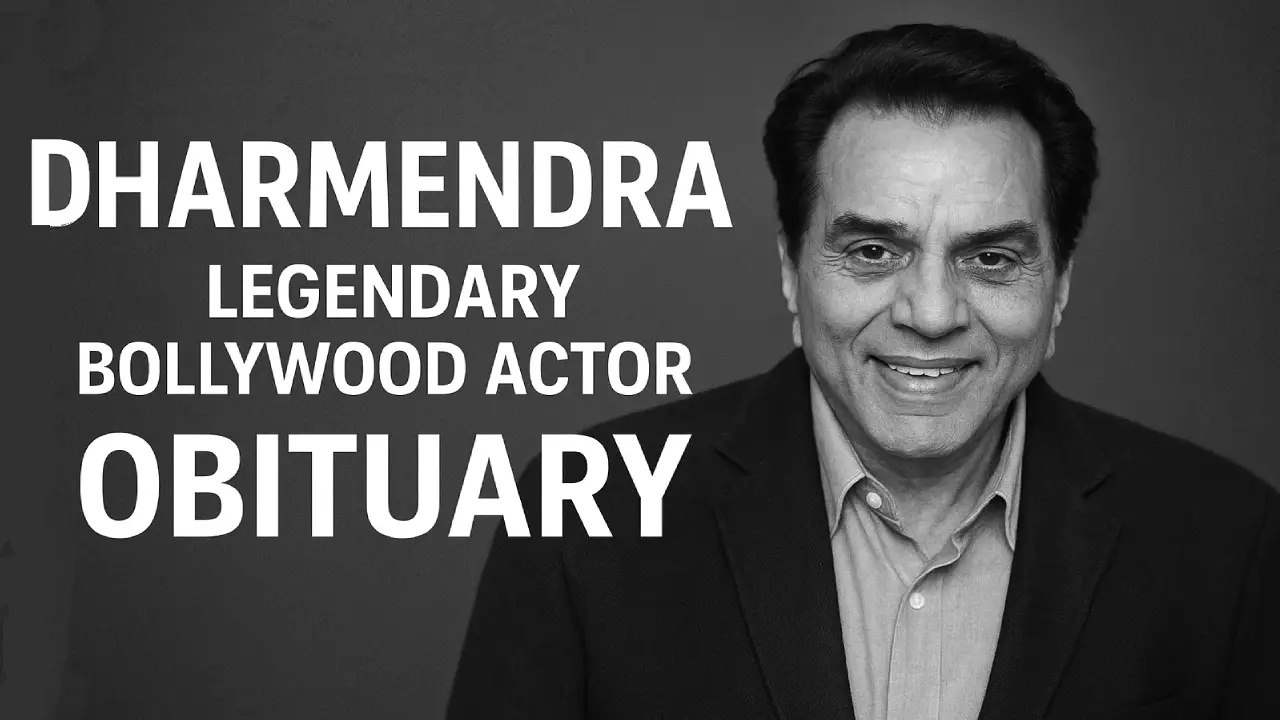 Bollywood legend Dharmendra during a film shoot