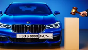 HR88B8888 Haryana VIP number plate India's most expensive car registration sold for 1.17 crore