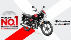 Hero Splendor Plus Xtec new model with digital dashboard