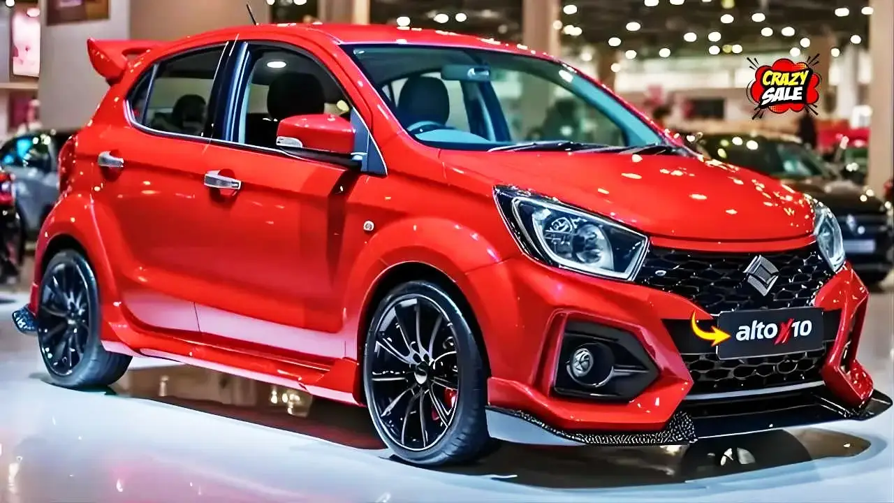 Maruti Alto K10 2025 compact hatchback in showrooms