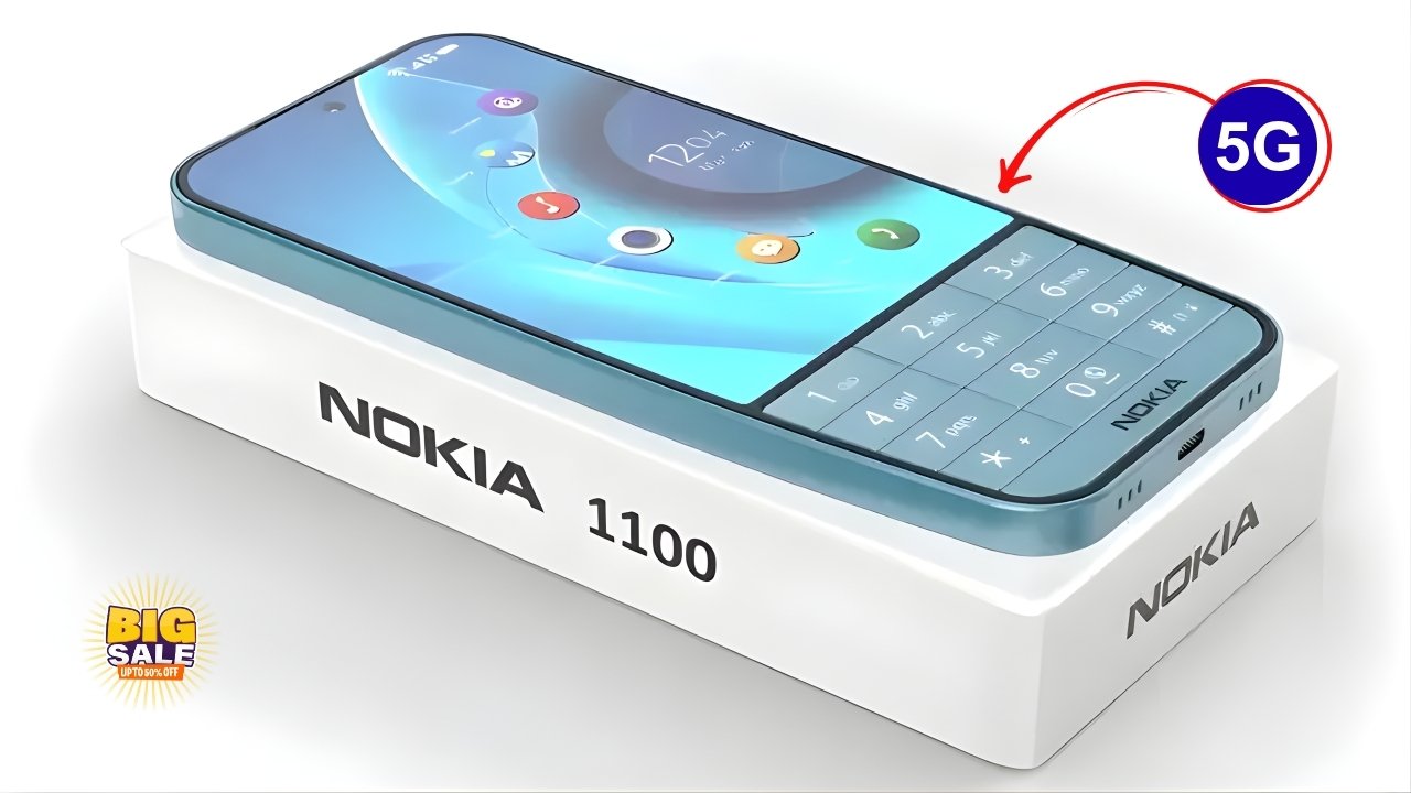 Nokia 1100 5G Returns: Classic Icon Upgraded with 5G, Dual Cameras & Long Battery
