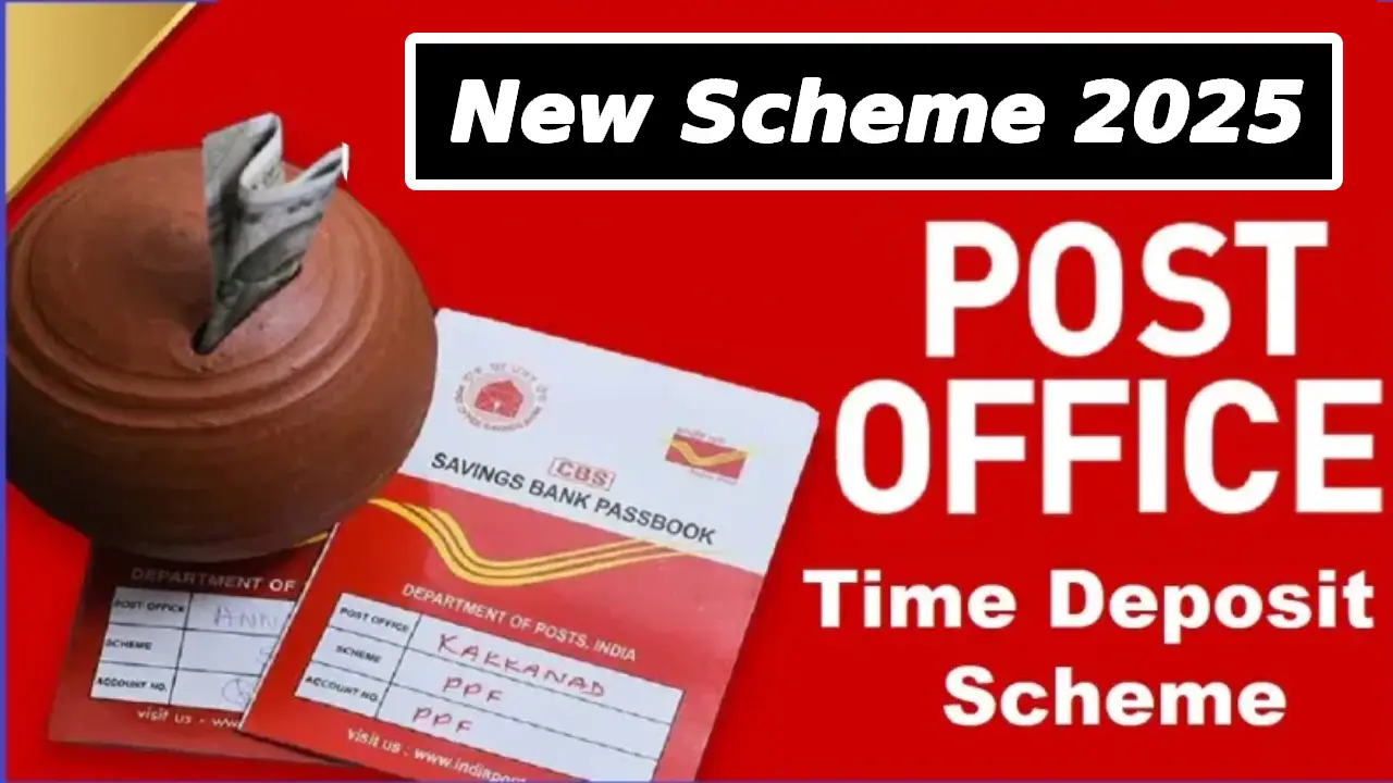 Post Office 5-Year Time Deposit scheme chart showing growth to ₹2.25 lakh