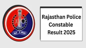 Rajasthan Police Constable Cut Off 2025 category-wise marks and PDF download