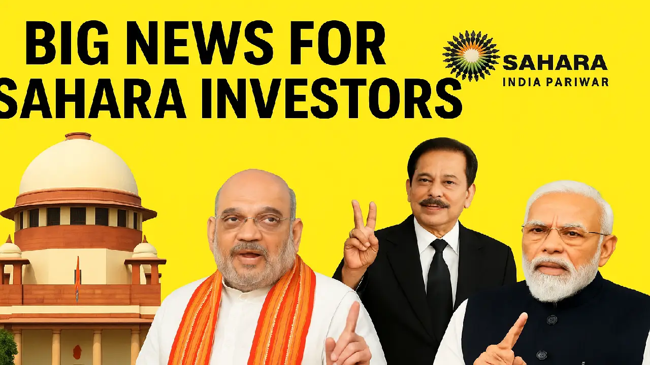 People checking Sahara Refund Update on mobiles and paperwork