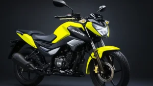 TVS Raider 125 HD image in sporty yellow color