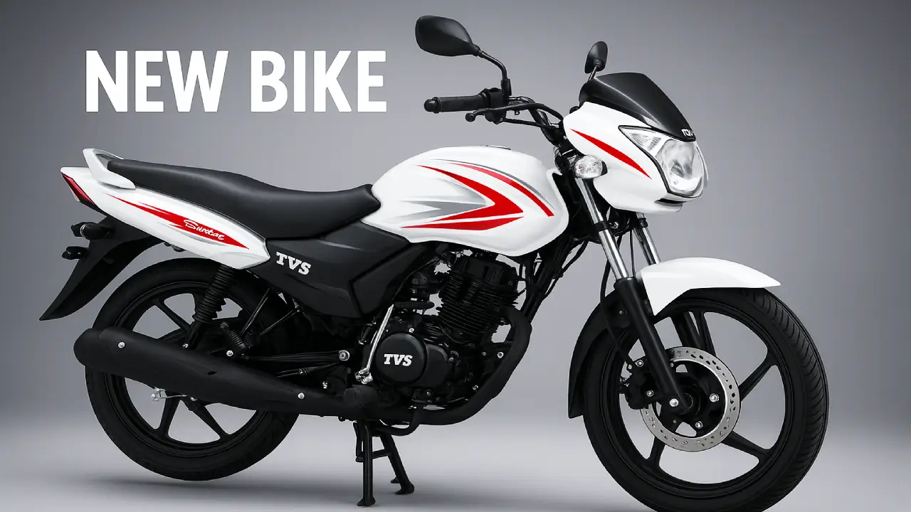 TVS Sport Bike in stylish blue color showing agile city riding.