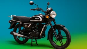 Tata 100cc Budget Bike 2025 dual-tone design