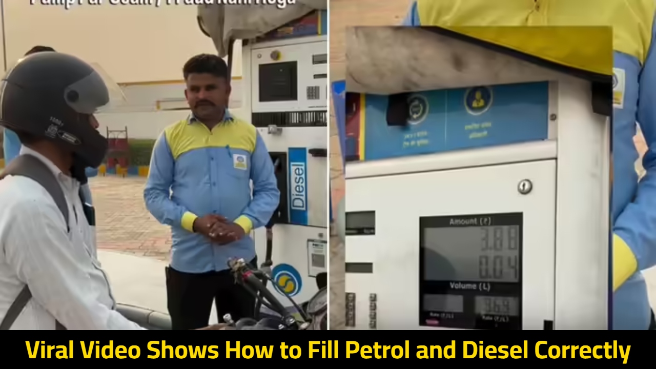 Watch: Viral Video Shows How to Fill Petrol and Diesel Correctly to Avoid Getting Cheated at Fuel Pumps
