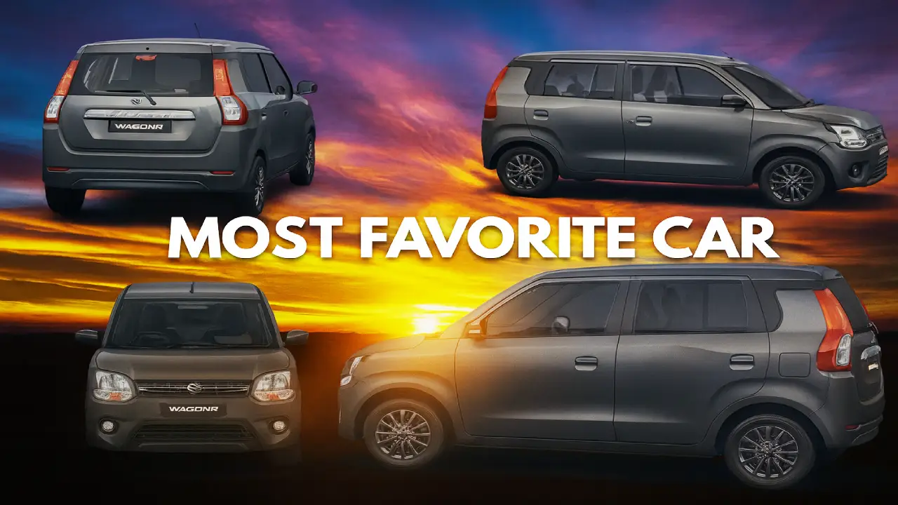 Maruti Suzuki Wagon R 2025 Model Front and Side View