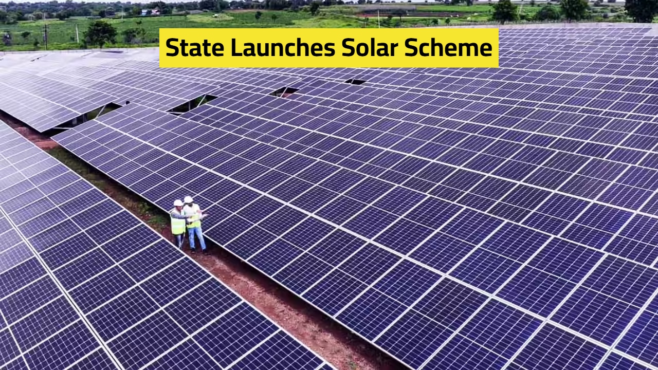 State Launches Solar Scheme Offering 100% Free Electricity for Homes