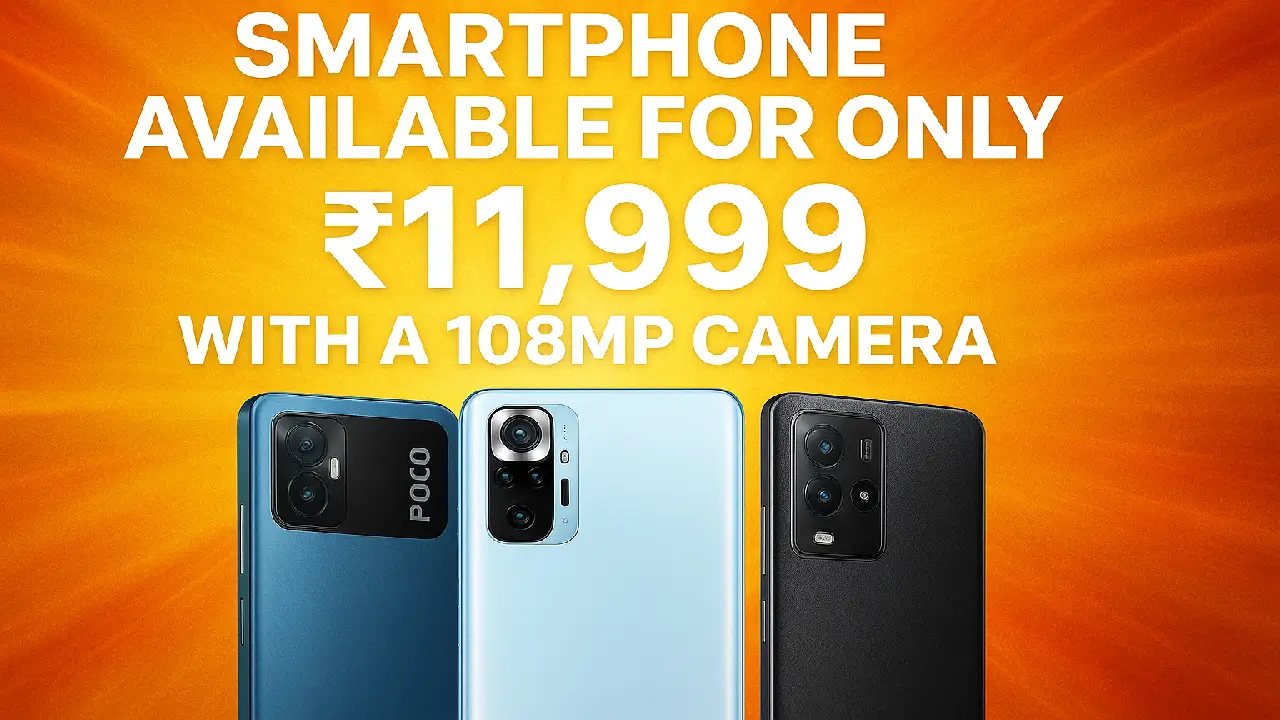 108MP camera phones under 25000 Redmi 13 5G POCO M6 Plus Infinix GT 30 Pro