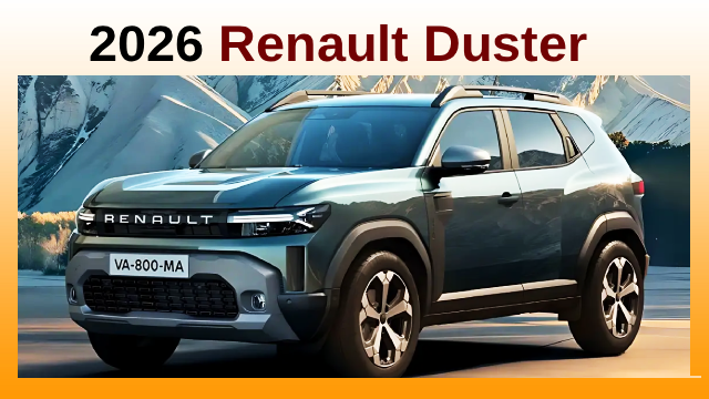 2026 Renault Duster teaser Y-LED design hybrid engines