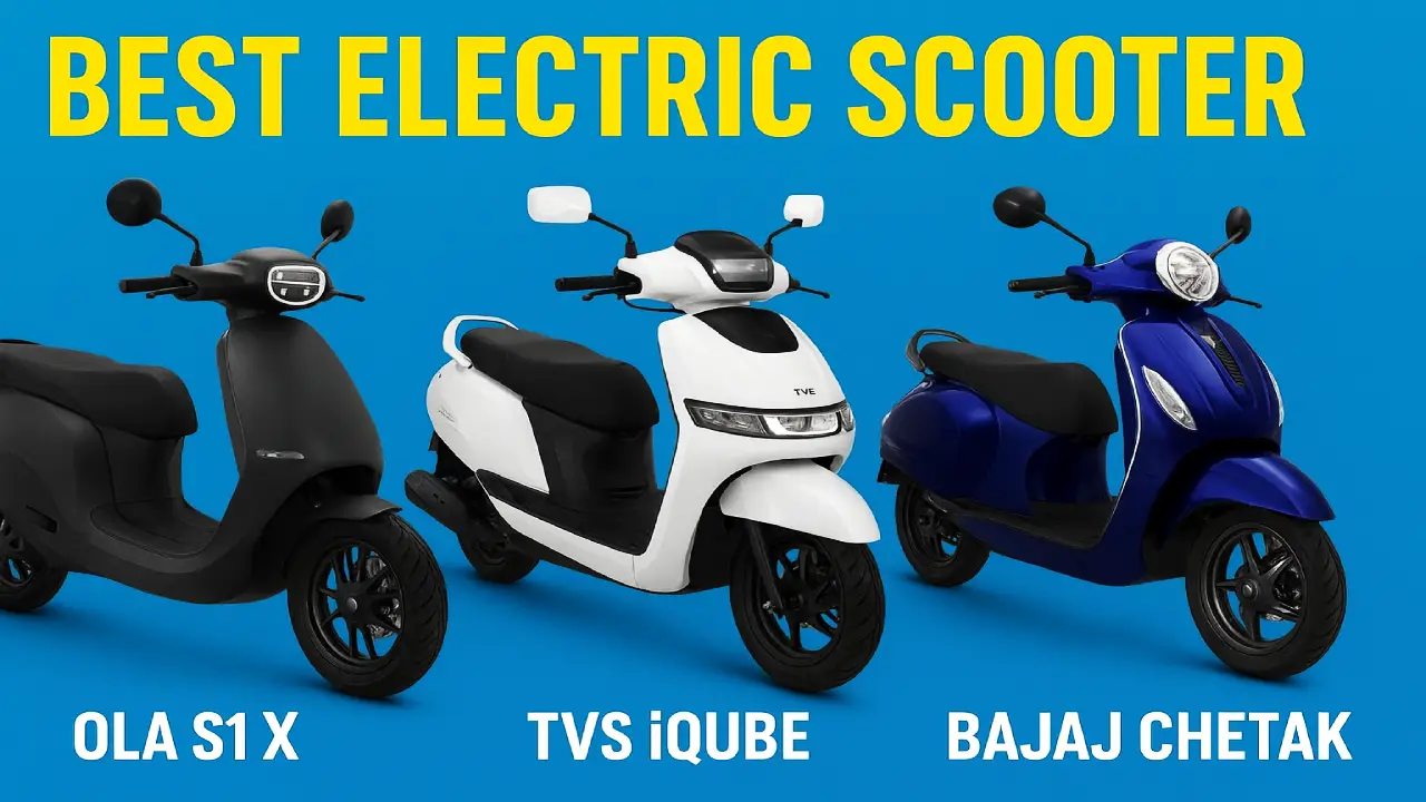 Best electric scooters India Ola S1 X TVS iQube Bajaj Chetak comparison
