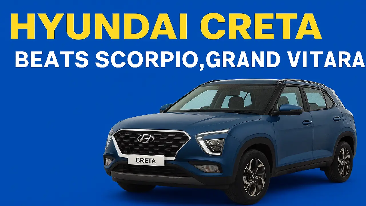 Hyundai Creta Nov 2025 sales chart mid size SUV rankings