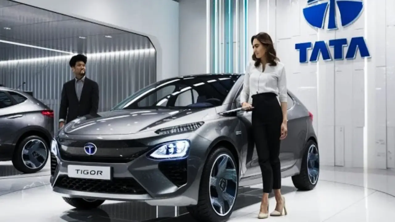 Tata Tigor 2025 cheapest sedan India with 360 camera and large boot