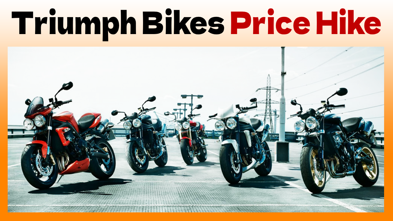 Triumph bikes price hike January 2026 Speed 400 Speed T4 current prices