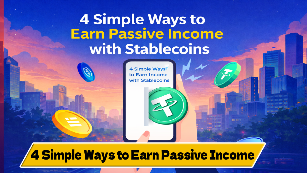 Stablecoins passive income methods explained with charts and platforms in 2026