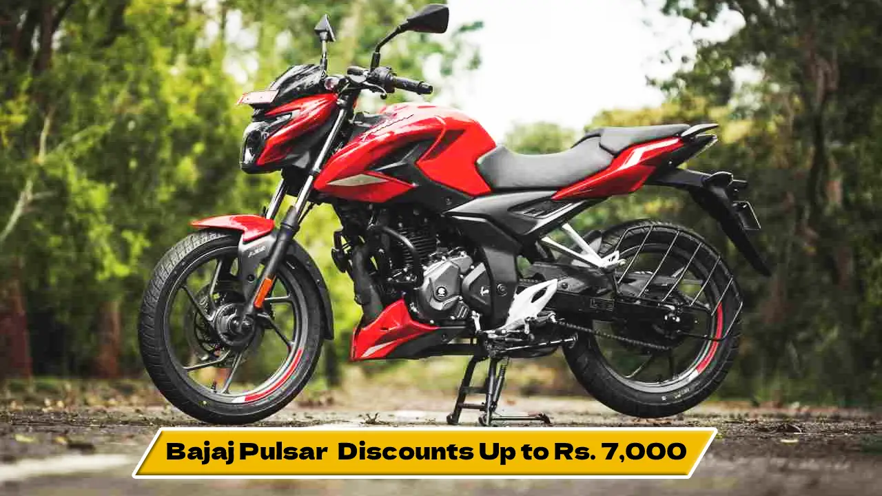 Bajaj Pulsar motorcycles with anniversary discount offer in India