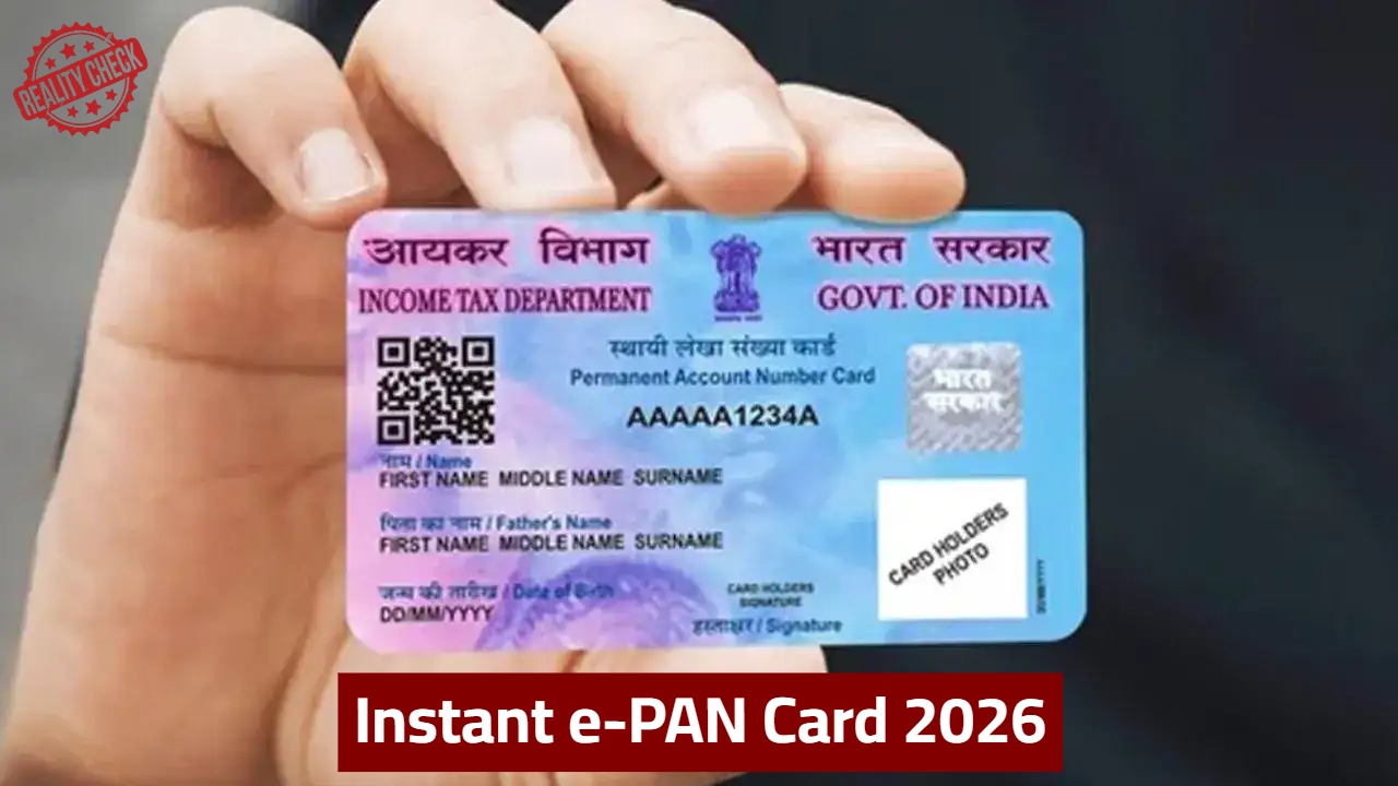 Instant e-PAN Card 2026: Free Aadhaar-Based PAN in Minutes or Just a Digital Copy? Full Reality Check