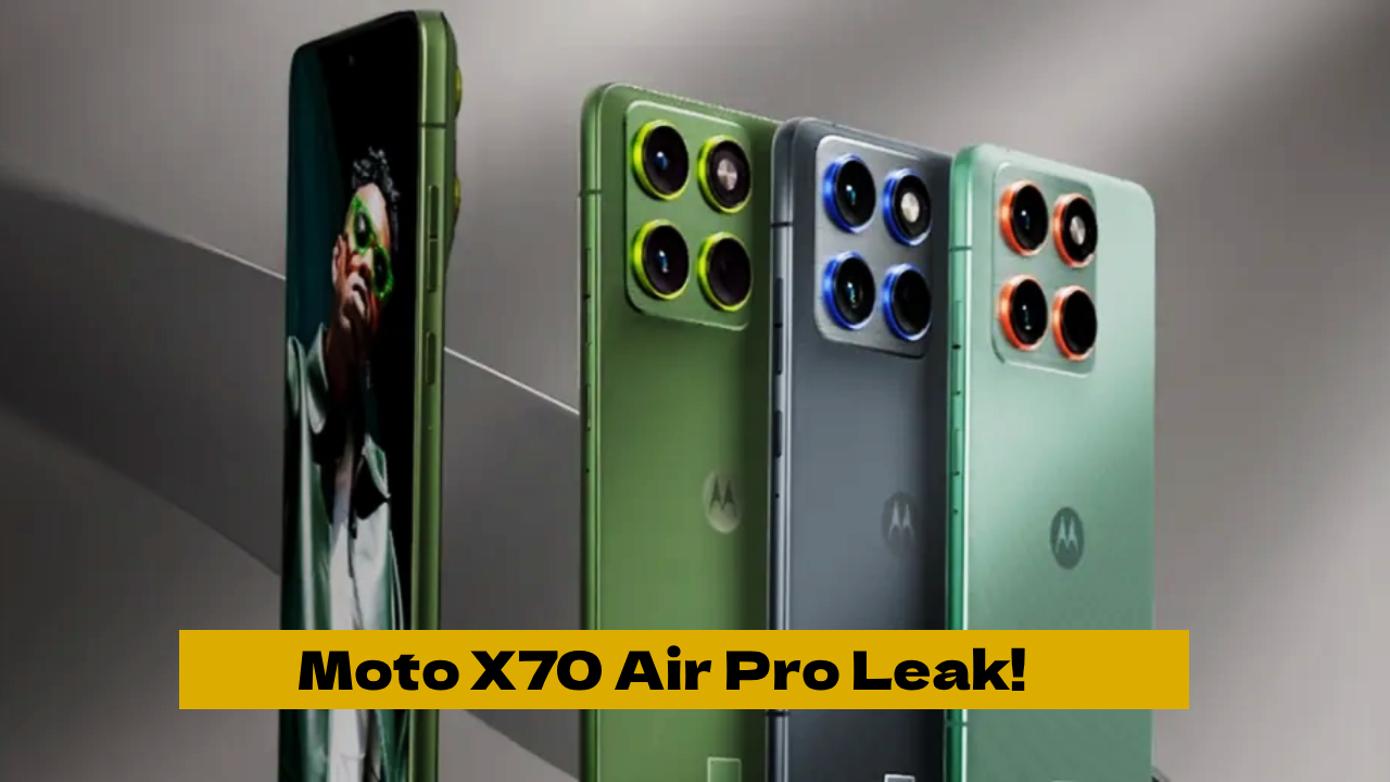 Moto X70 Air Pro specs camera display battery TENAA leak