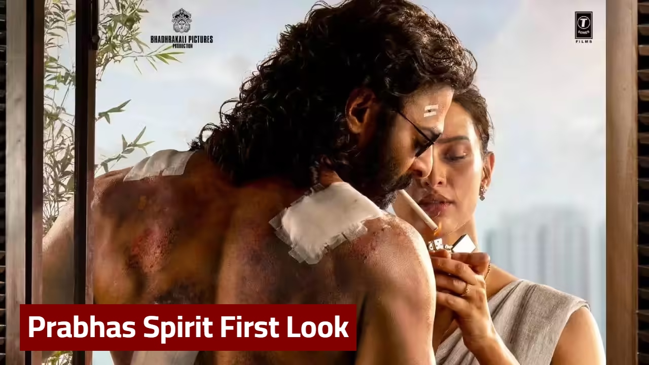 Prabhas Spirit First Look Breaks the Internet on New Year 2026