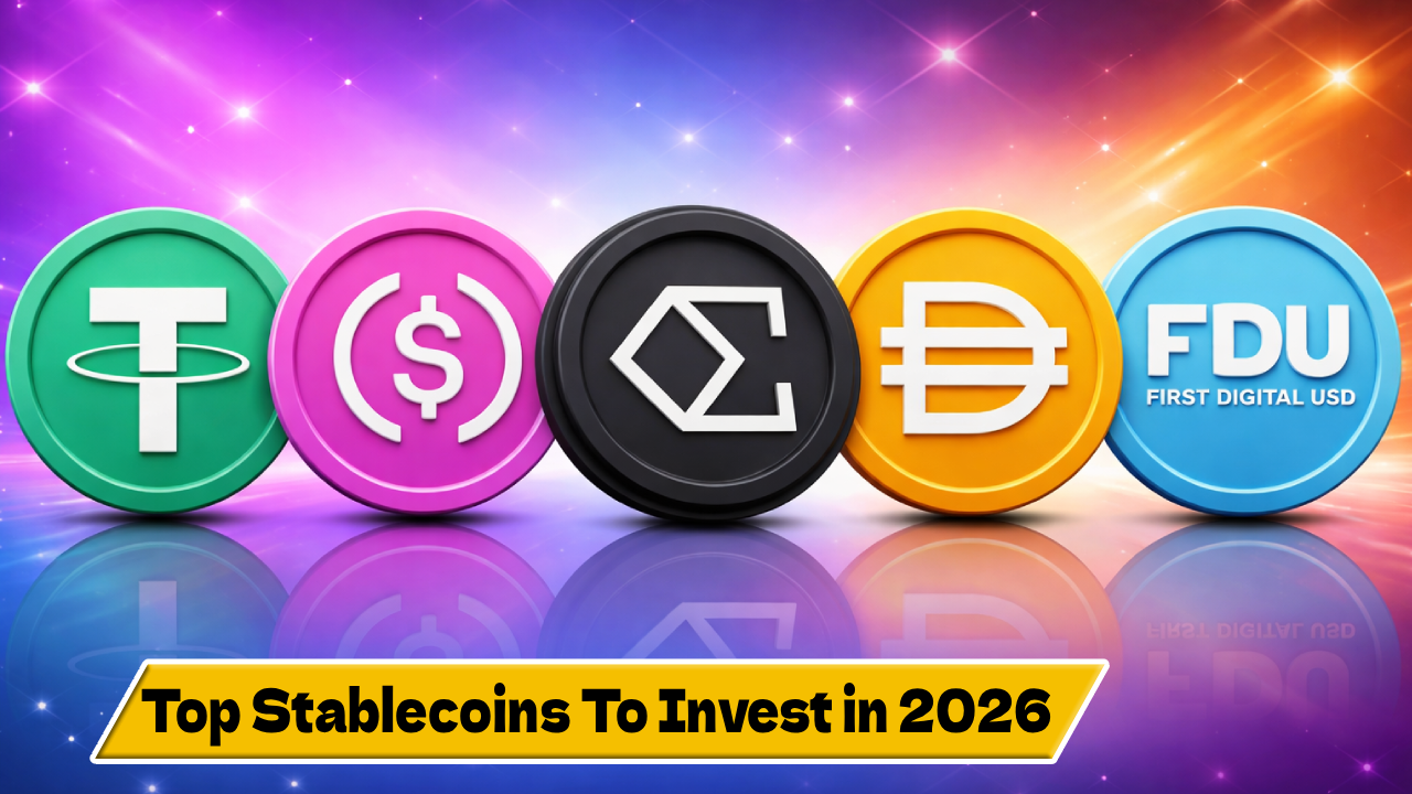 Top stablecoins comparison chart for 2026 crypto investors