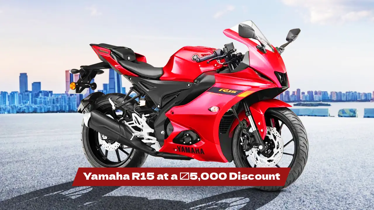 Yamaha R15 at a ₹5,000 Discount (1)