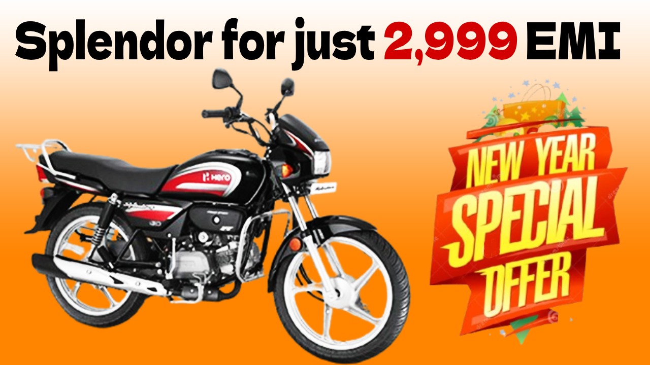 Hero Splendor Plus EMI down payment price mileage 2026 finance