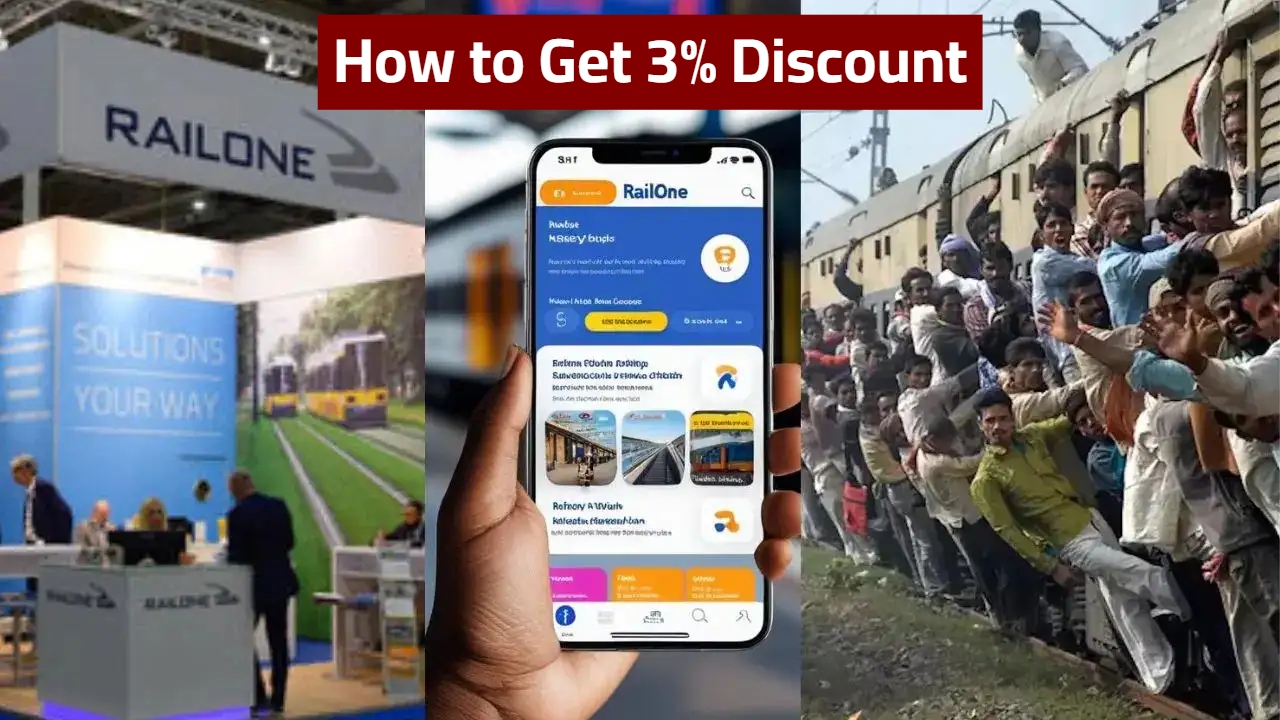 RailOne App 2026: How to Get 3% Discount on Unreserved Tickets Instantly